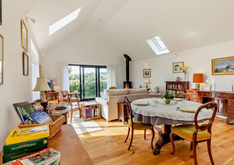 The dining area at Bowhousehay, Albaston
