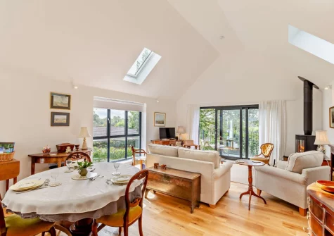 The dining area at Bowhousehay, Albaston