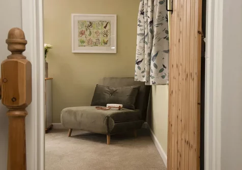 Bedroom #1 at Bowjy Cottage, St Agnes