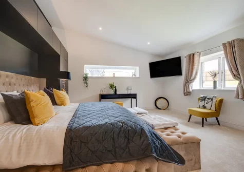Bedroom #1 at Bowjy, Liskeard