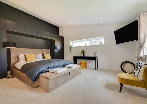 Bedroom #1 at Bowjy, Liskeard