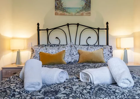 Bedroom #1 at Bracken Cottage, Lower Treslea Farm, Treslea