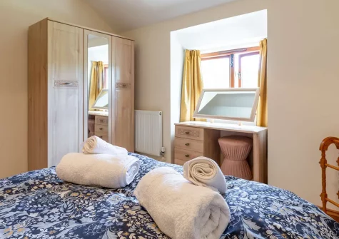 Bedroom #1 at Bracken Cottage, Lower Treslea Farm, Treslea