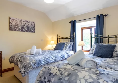 Bedroom #2 at Bracken Cottage, Lower Treslea Farm, Treslea
