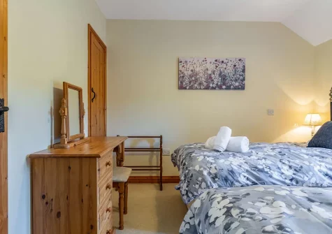Bedroom #2 at Bracken Cottage, Lower Treslea Farm, Treslea