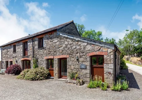 Outside Bracken Cottage, Lower Treslea Farm, Treslea
