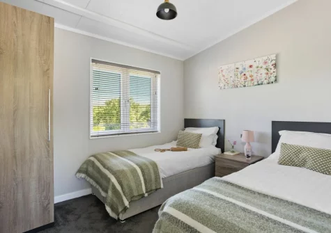 Bedroom #2 at Bramble Lodge, 12 Roadford Lake Lodges, Broadwoodwidger