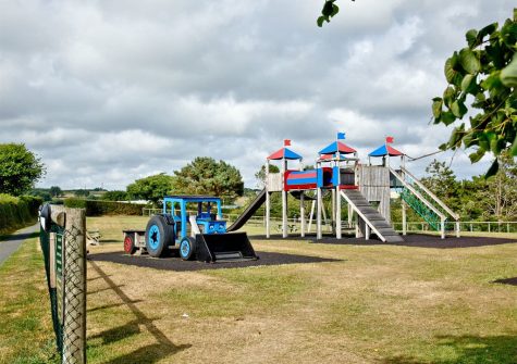 The children's play area at Wooda Farm, Bush