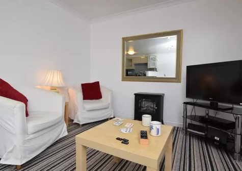 The living area at Breakers, Woolacombe