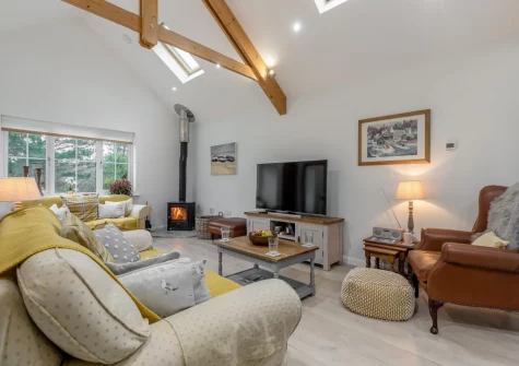 The living area at Bretagne, Cadgwith