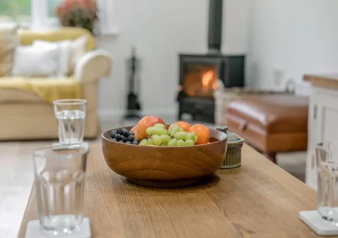 The living area at Bretagne, Cadgwith