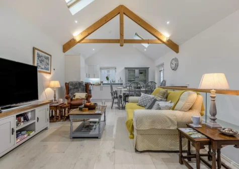 The living area at Bretagne, Cadgwith