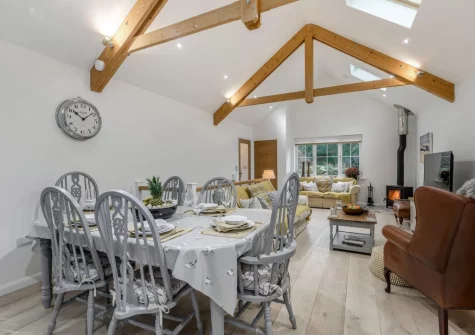 The dining area at Bretagne, Cadgwith