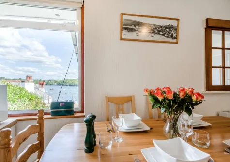 The dining area at Briar Rose, Polruan