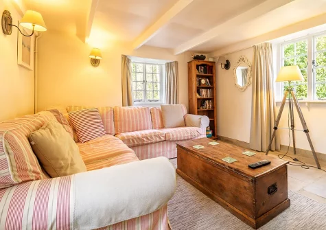 The second living room at Bridge Cottage, Penpol
