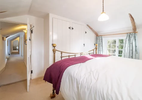 Bedroom #1 at Bridge Cottage, Penpol