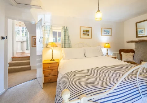 Bedroom #2 at Bridge Cottage, Penpol