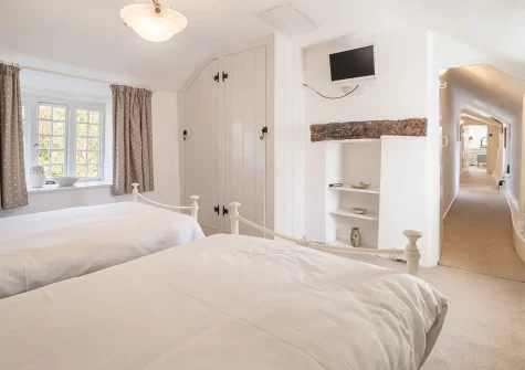 Bedroom #3 at Bridge Cottage, Penpol