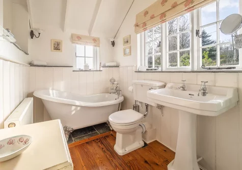 Bedroom #4 at Bridge Cottage, Penpol
