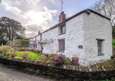 Outside Bridge Cottage, Penpol