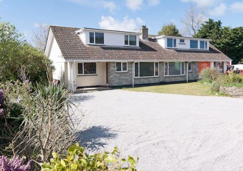 Outside Bridge House, Perranporth
