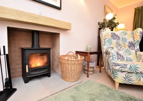 The living area at Bridgemead, Branscombe