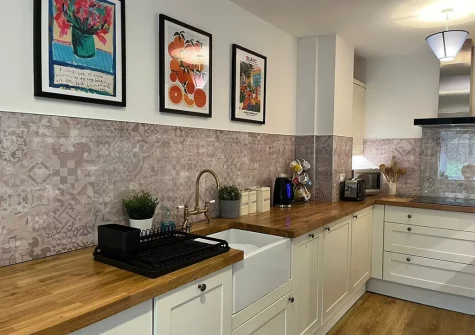The kitchen at Bridgemead, Branscombe