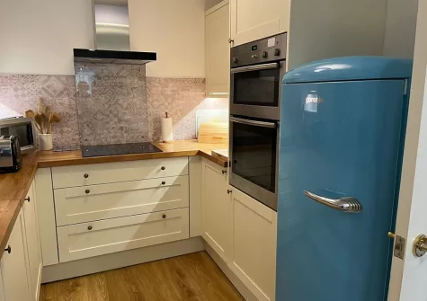 The kitchen at Bridgemead, Branscombe