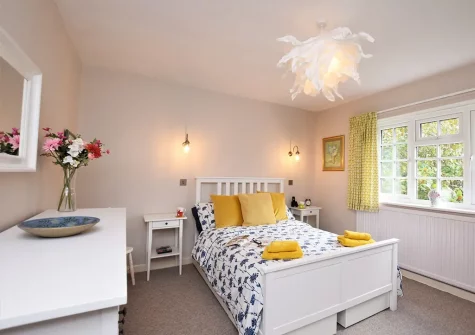 Bedroom #1 at Bridgemead, Branscombe