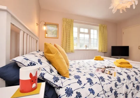 Bedroom #1 at Bridgemead, Branscombe