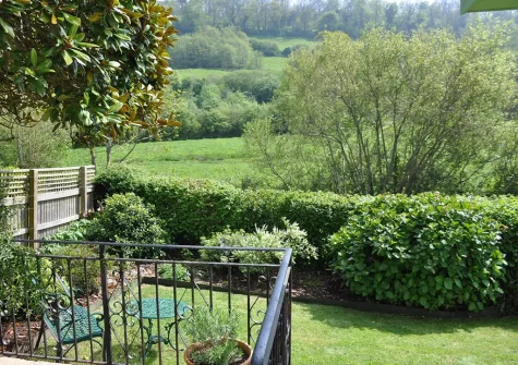 The garden at Bridgemead, Branscombe
