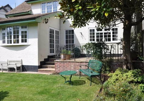 The garden at Bridgemead, Branscombe