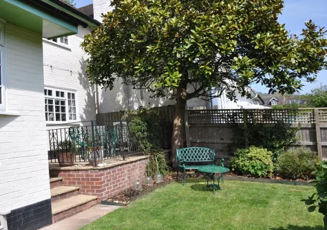 The garden at Bridgemead, Branscombe