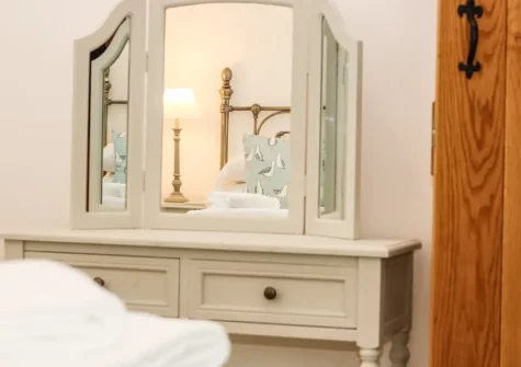 The bedroom at Bridleway Cottage, Carnon Downs