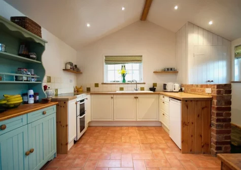 The kitchen at Brimble Cottage, Axminster