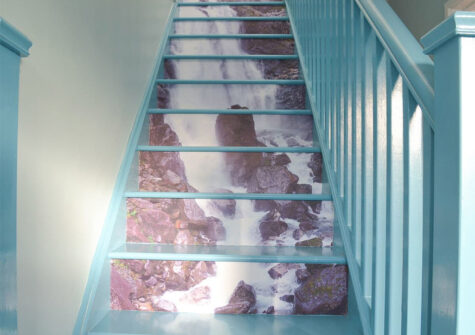 The stairs at Broadsands Retreat, Goodrington