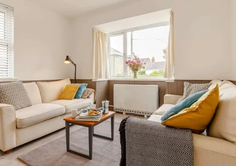 The living room at Bronfield, Goonhavern
