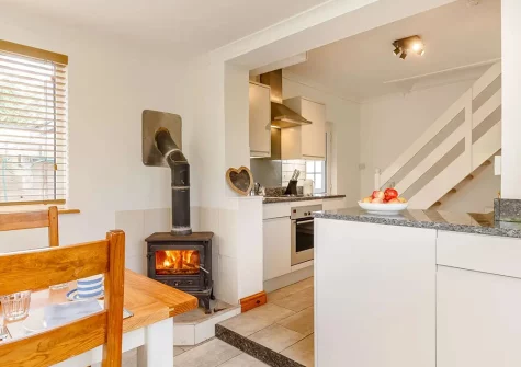 The kitchen & dining area at Bronfield, Goonhavern