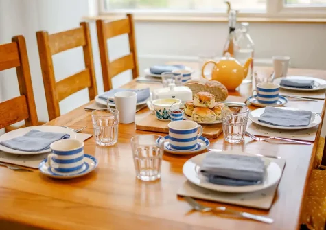 The dining area at Bronfield, Goonhavern