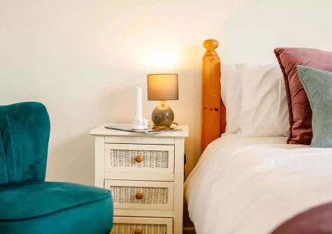 Bedroom #1 at Bronfield, Goonhavern