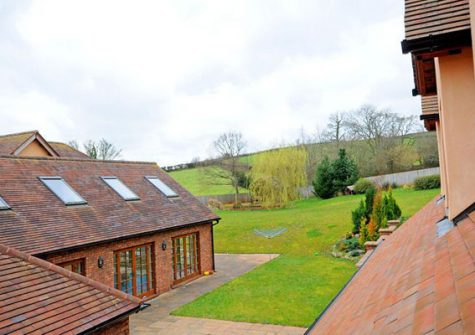 The view from the bedroom @ Brook Cottage