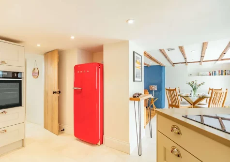 The kitchen at Brookdale Cottage, Brixham