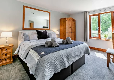 Bedroom #2 at Buckland Barn, Buckland Brewer