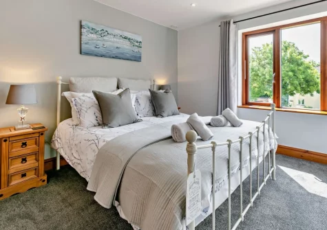 Bedroom #3 at Buckland Barn, Buckland Brewer