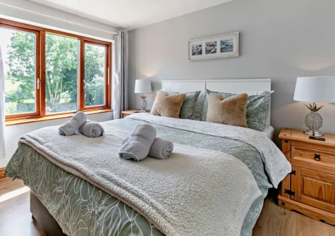 Bedroom #5 at Buckland Barn, Buckland Brewer