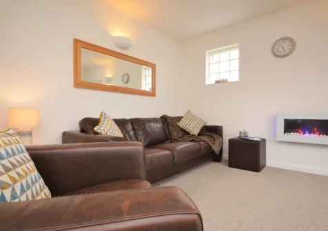 The living area at Bude's Cwtch, Bude