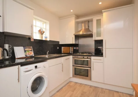 The kitchen at Bude's Cwtch, Bude