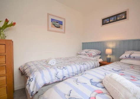 Bedroom #2 at Bude's Cwtch, Bude