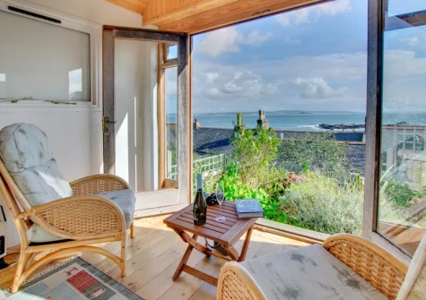 The summerhouse at Bumbles, Mousehole