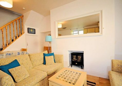 The living area @ Buoys Cottage, Shaldon